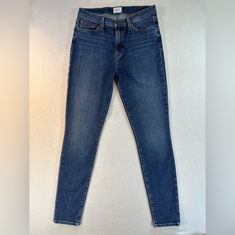 Hudson Jeans Blair Skinny Size 28 Medium Wash Stretch Denim Mid Rise